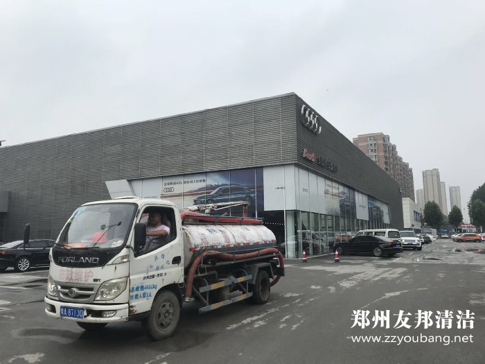 郑州汽车工贸园区管道疏通现场